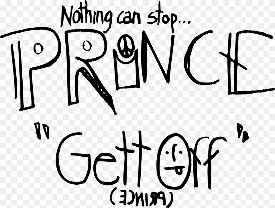 Prince Logo Transparent Prince Gett Off Remix Ep, Gray Png
