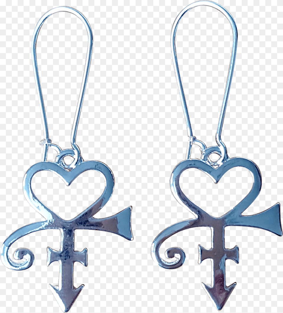 Prince Love Symbol Earrings Very Cute Earrings, Accessories, Earring, Jewelry Png