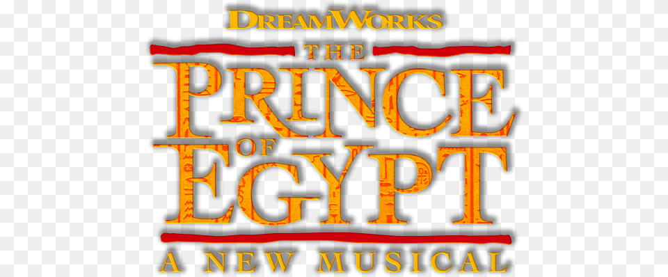 Prince Of Egypt Musicals Musical Film Price Of Egypt Logo, Book, Publication, Novel, Text Png