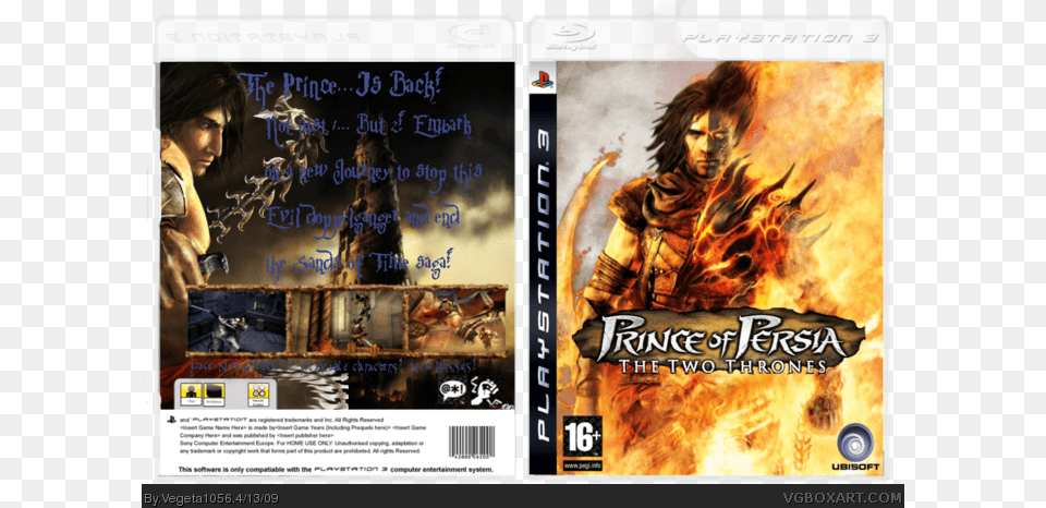Prince Of Persia Prince Of Persia The Two, Advertisement, Book, Publication, Poster Free Png