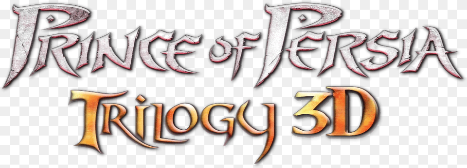 Prince Of Persia Trilogy Prince Of Persia Trilogy Logo, Calligraphy, Handwriting, Text, Book Free Png