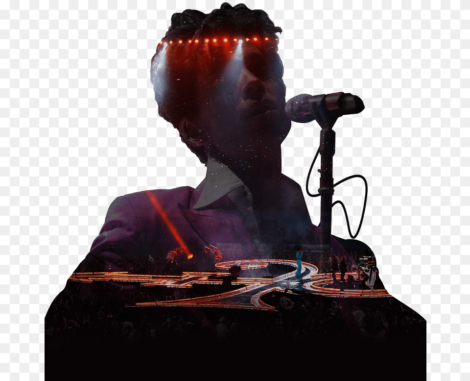 Prince Singer, Concert, Person, Microphone, Lighting Png