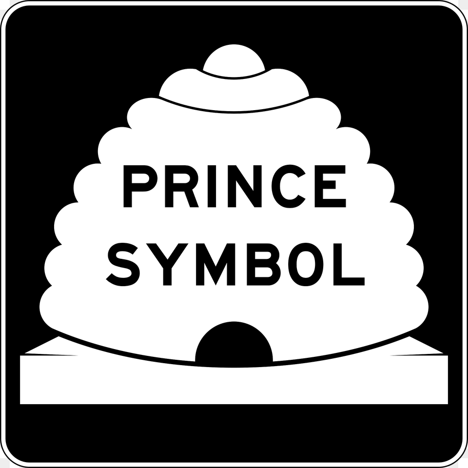 Prince Symbol In A Beehive Clipart, Stencil, Bulldozer, Machine Png
