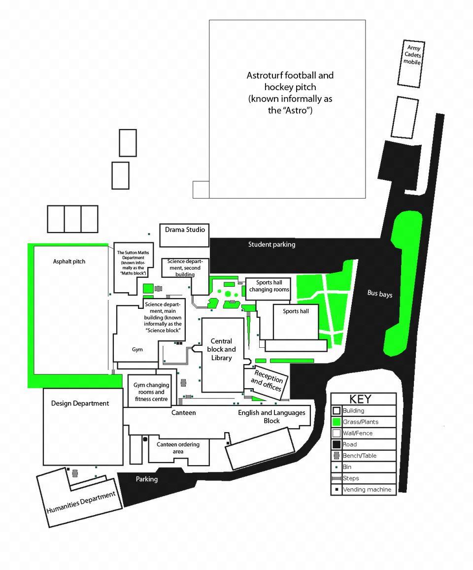 Prince William School Map Labelled, Chart, Diagram, Plan, Plot Png Image