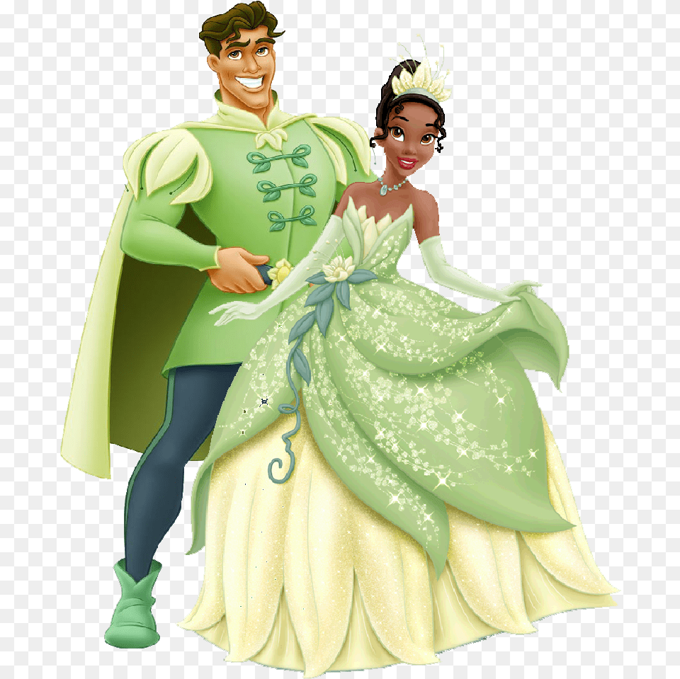 Princesa Sapo Tiana Com Prc3adncipe Princess And The Frog, Adult, Person, Female, Woman Free Png Download