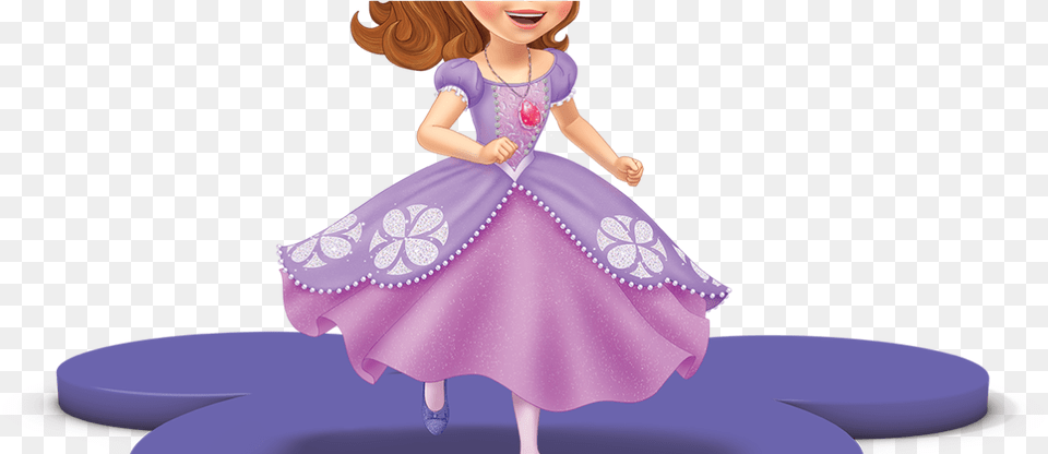 Princesa Sofia Princess Sofia, Figurine, Toy, Clothing, Doll Free Png Download