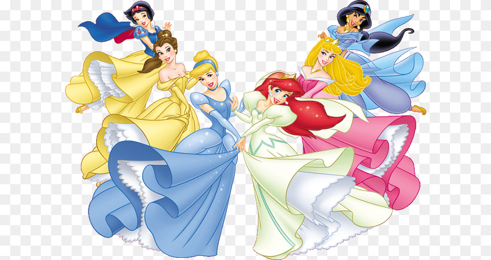 Princesas De Disney Disney Princess Frames And Borders, Publication, Book, Comics, Person Free Png Download