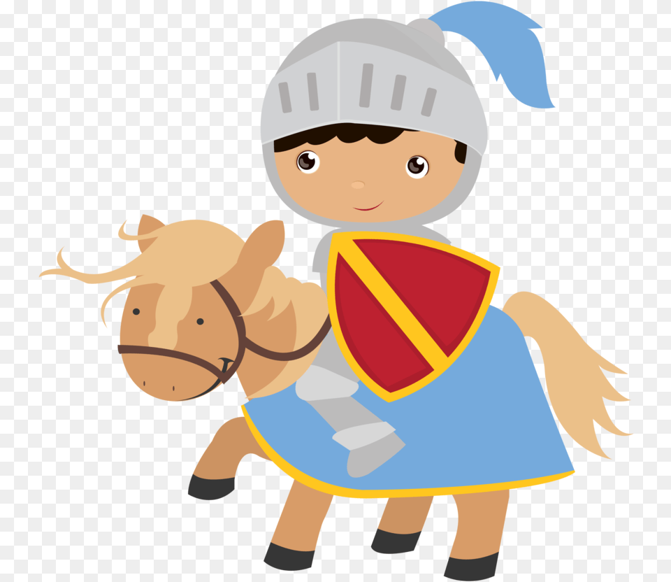 Princesas E Cavaleiros Minus Knight And Princess Clipart, Baby, Person, Face, Head Png