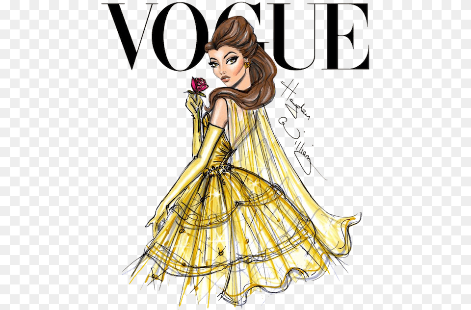 Princesas Vogue Vogue Disney Princesses, Book, Clothing, Comics, Dress Png