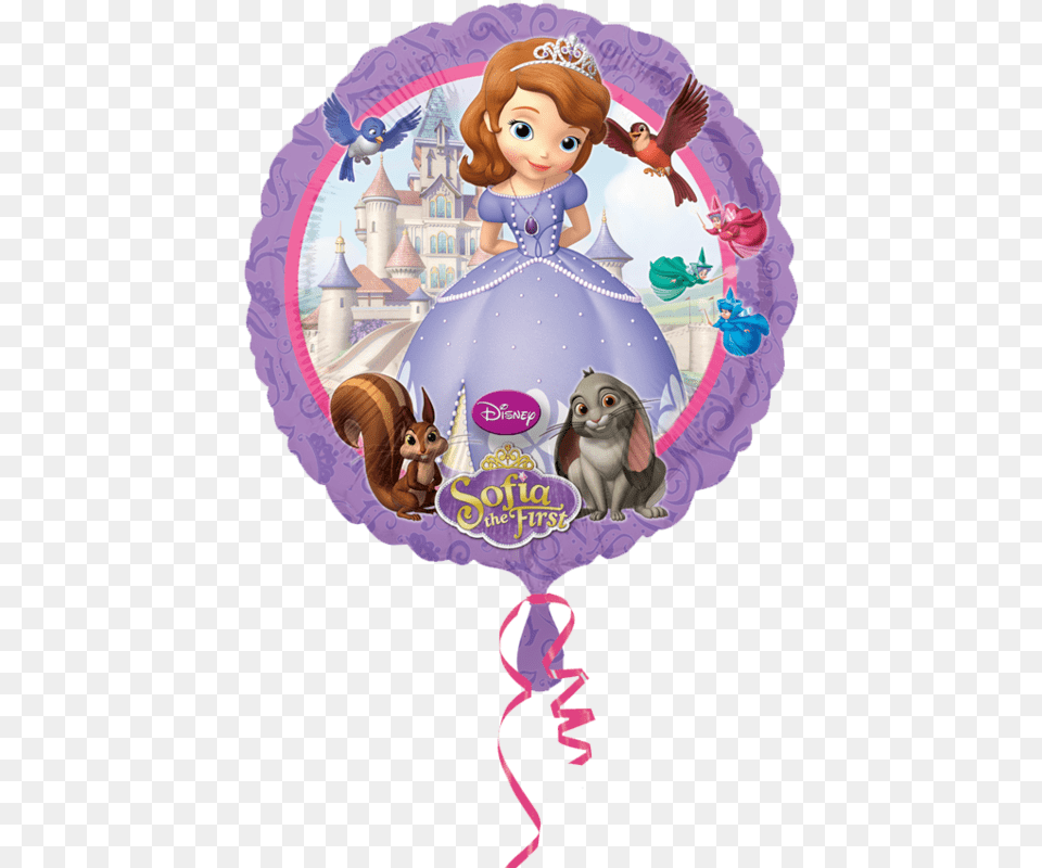 Princesita Sofia Globo Metalico Gateau Anniversaire Princesse Sofia, Toy, Face, Head, Person Png Image