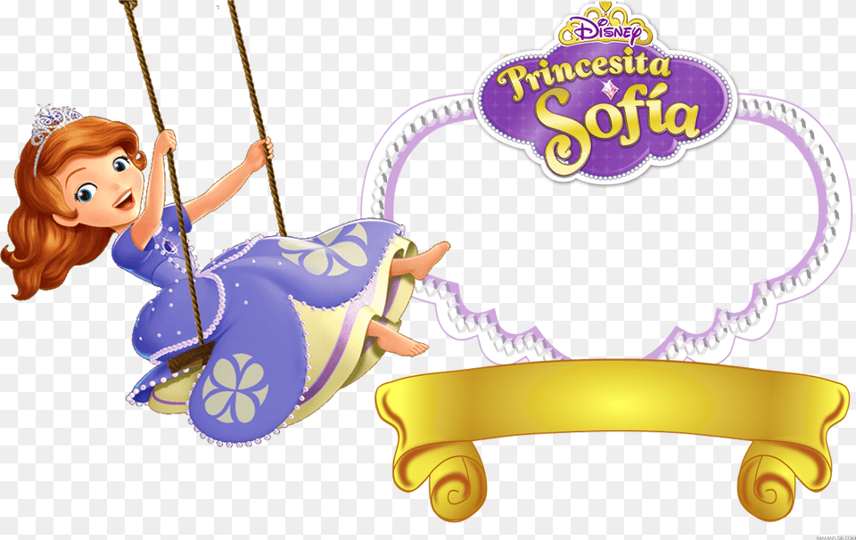 Princesita Sofia Marco Fotos Gratis Imprimir Sofia The First, Baby, Face, Head, Person Png Image