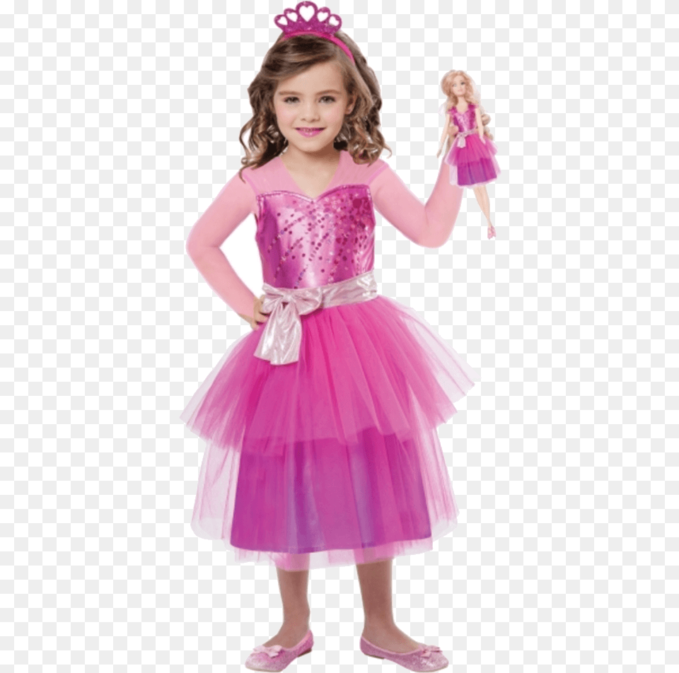 Princess And Barbie Dresses For Girls, Child, Girl, Female, Person Free Png