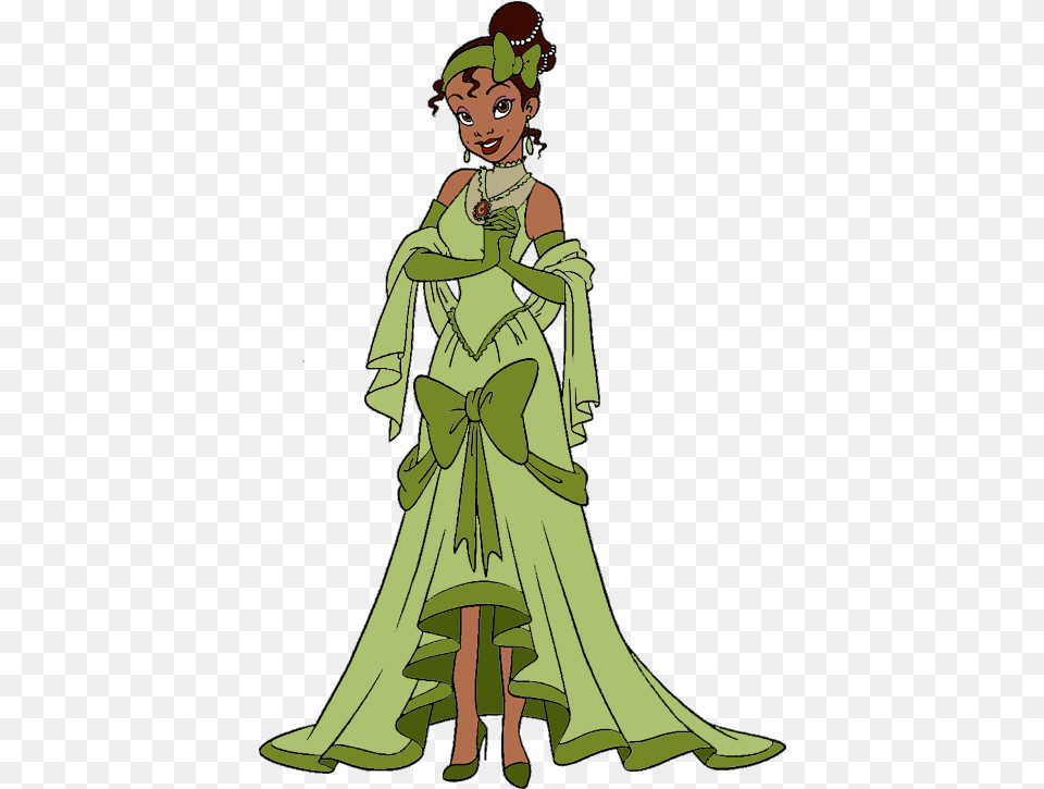 Princess And The Frog Character Design, Clothing, Dress, Adult, Wedding Free Transparent Png