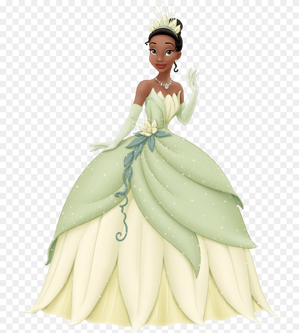 Princess And The Frog Download Princess Tiana, Figurine, Wedding, Person, Adult Png