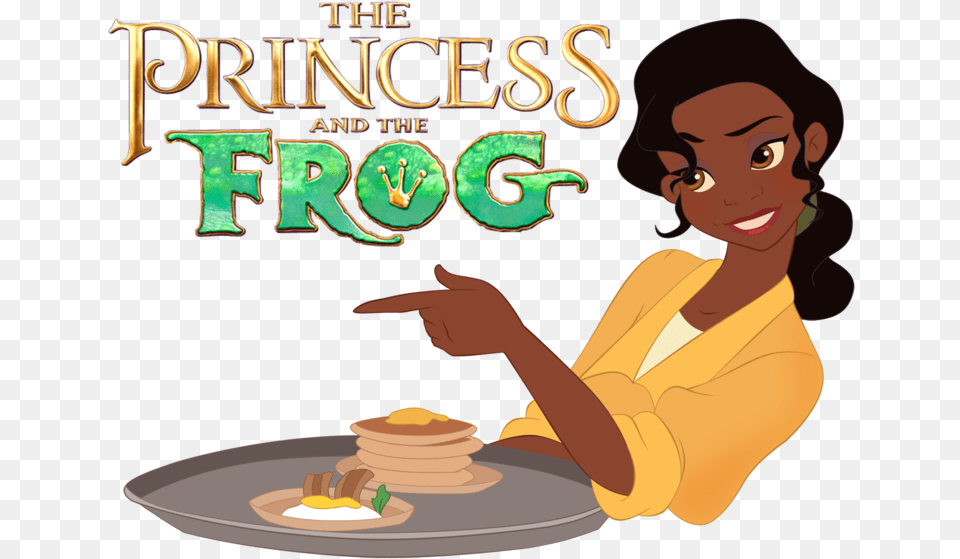 Princess And The Frog Fanart Tiana Princess And The Frog, Adult, Publication, Person, Meal Png Image