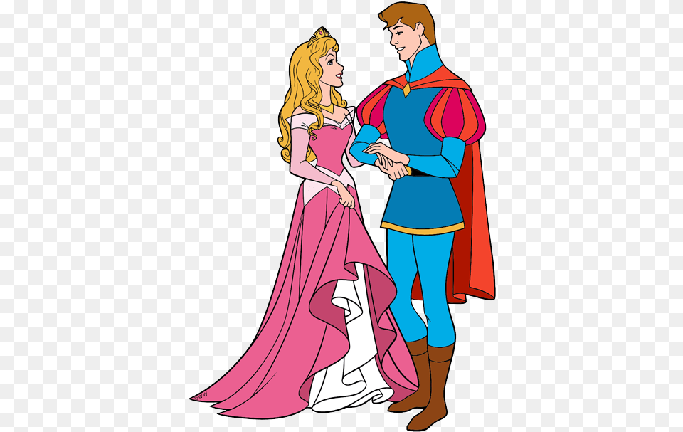 Princess Aurora And Prince Phillip Clip Art, Book, Publication, Comics, Adult Free Transparent Png