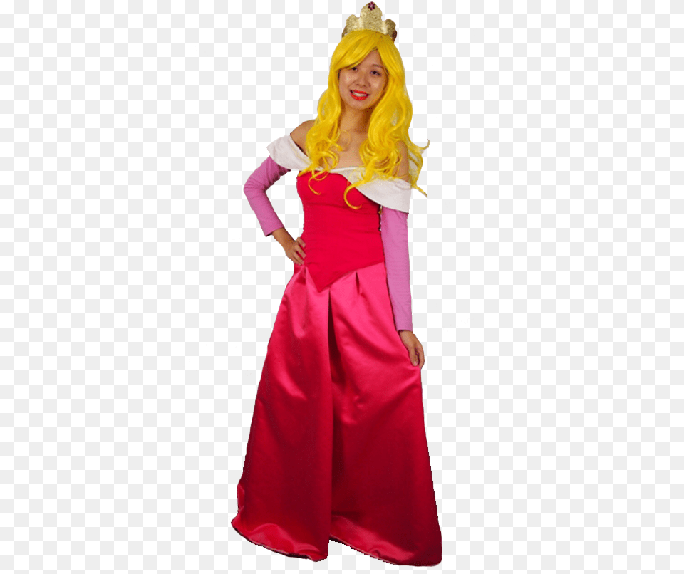 Princess Aurora D02 Halloween Costume, Adult, Person, Female, Dress Free Transparent Png