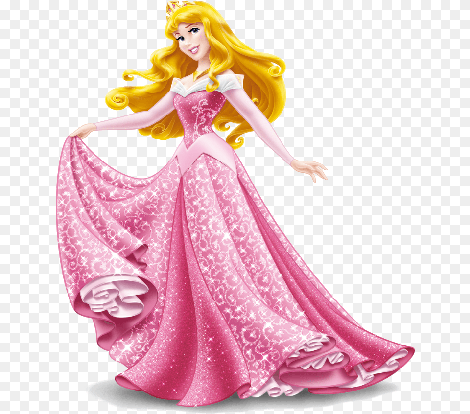 Princess Aurora Princesa Aurora Disney, Figurine, Toy, Clothing, Doll Free Transparent Png