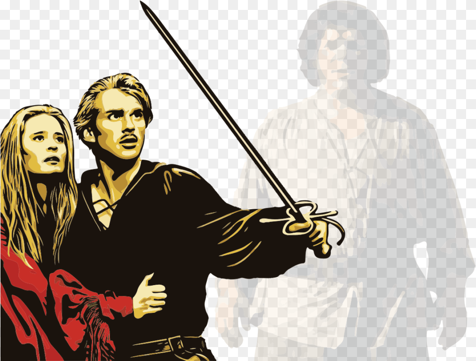Princess Bride You Wish Inconceivable Tales From The Making, Adult, Weapon, Sword, Person Png