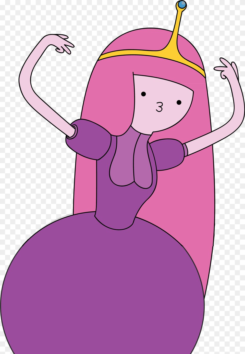 Princess Bubblegum Adventure Time Profile, Purple, Adult, Female, Person Png Image