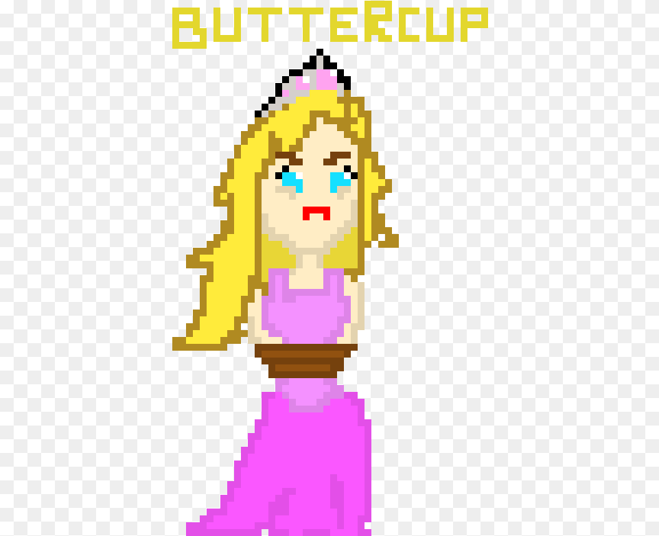 Princess Buttercup Pixel Art, Person, Toy Free Png