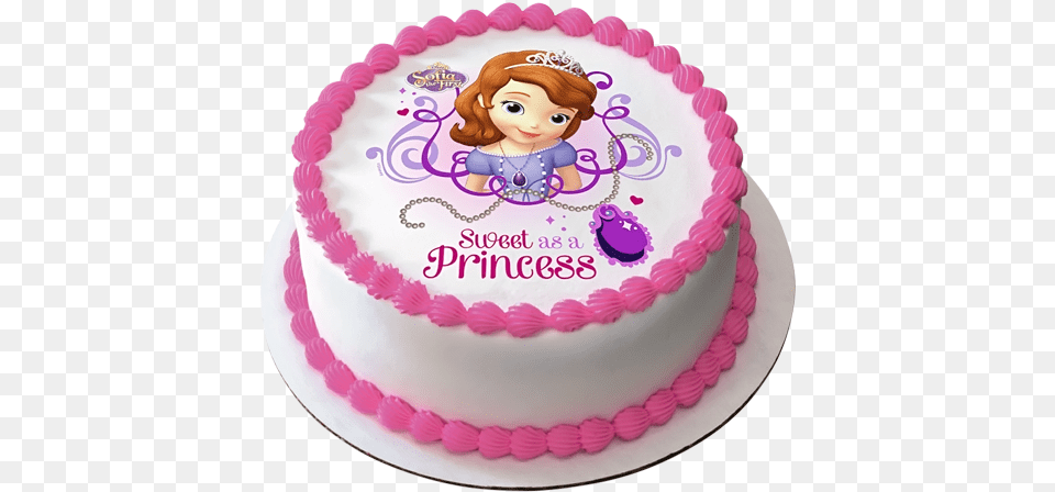 Princess Cake Round Birthday Cake With Name Srishti, Birthday Cake, Cream, Dessert, Food Free Transparent Png