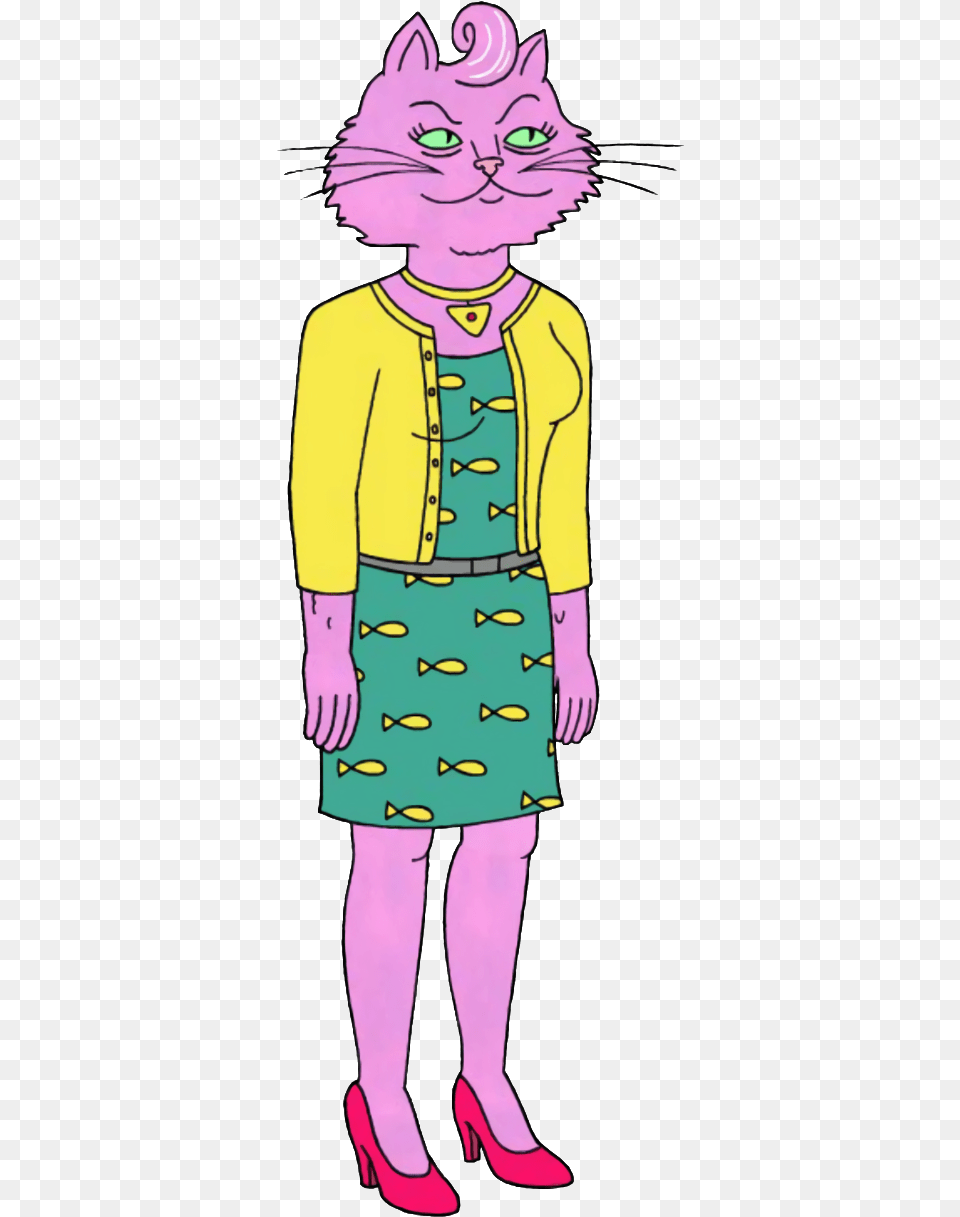 Princess Carolyn Bojack Horseman Halloween Costume, Cartoon, Person, Face, Head Free Transparent Png