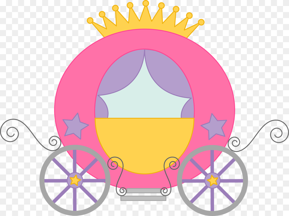 Princess Carriage Clipart, Furniture, Balloon, Bulldozer, Machine Png Image