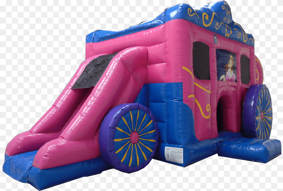 Princess Carriage Combi Inflatable, Machine, Wheel, Person Png Image