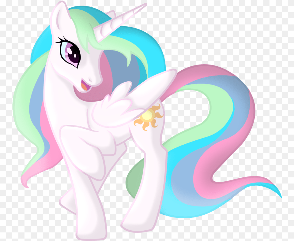Princess Celestia My Little Pony Friendship Is Magic, Art, Graphics, Baby, Person Free Transparent Png