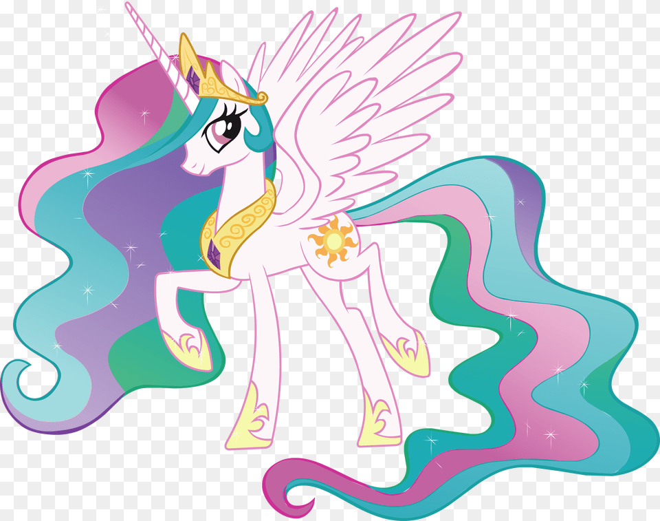 Princess Celestia My Little Pony The Queen, Art Png