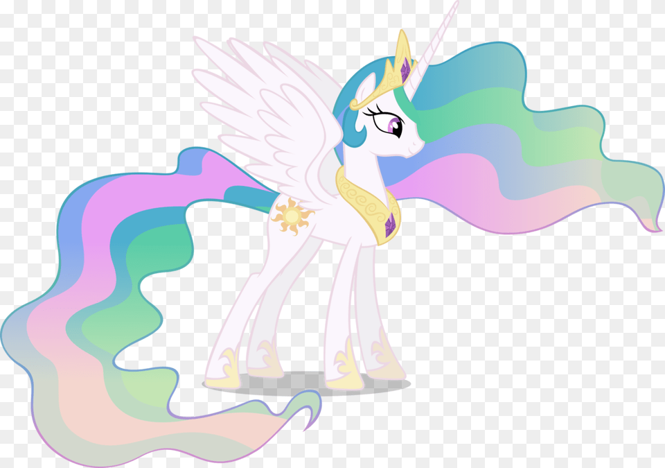 Princess Celestia Pony Princess Celestia Transparent Free Png Download
