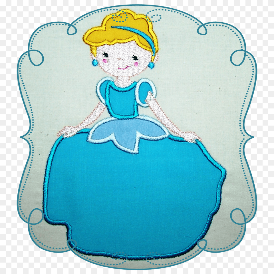 Princess Cinderella Applique, Pattern, Baby, Person, Face Png Image