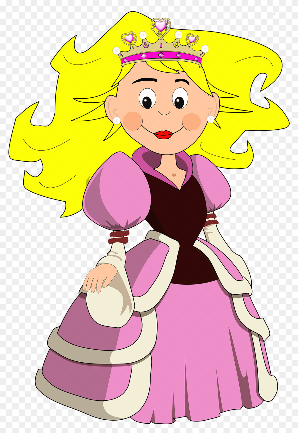 Princess Clipart, Baby, Book, Comics, Person Png Image