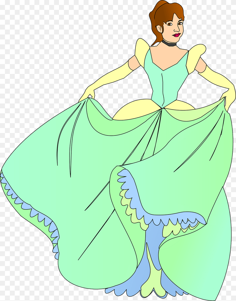 Princess Clipart, Cape, Clothing, Person, Cartoon Png Image