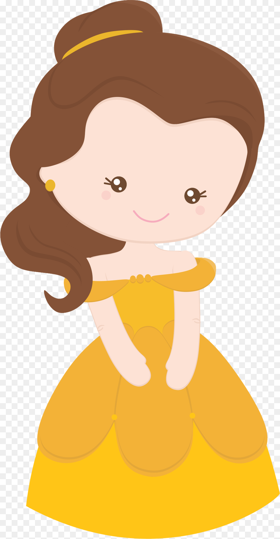 Princess Clipart Head Little Princess Disney, Baby, Cartoon, Person, Doll Free Png Download