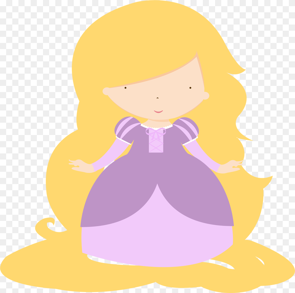 Princess Clipart Rapunzel, Baby, Person, Doll, Toy Png