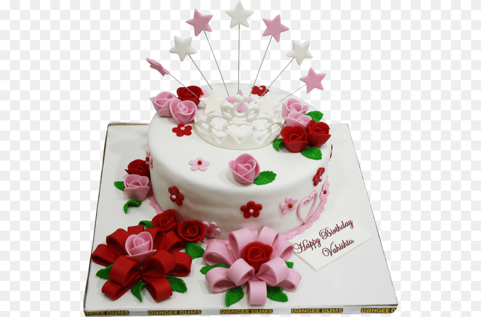 Princess Crown Cake Birthday Cake, Birthday Cake, Cream, Dessert, Food Png Image