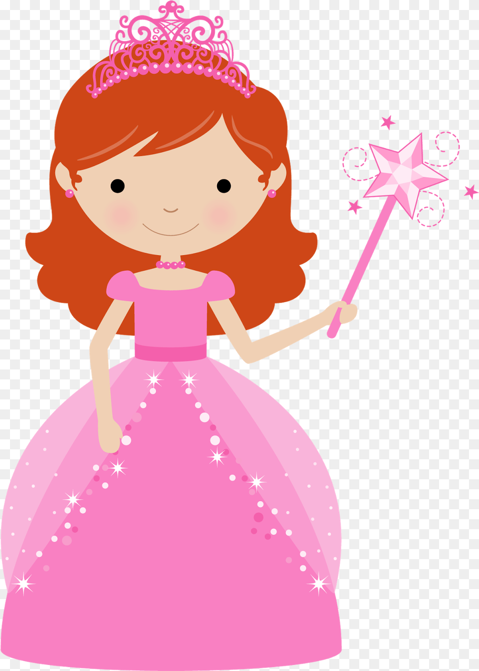 Princess Crown Clipart Princesas U0026 Prncipes Etc Princess With Crown Clipart, Doll, Toy, Baby, Person Free Png