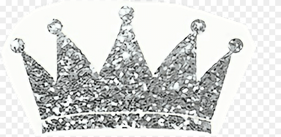 Princess Crown Glitter Silver Freetoedit Svg Transparent Glitter Crown Transparent Background, Accessories, Jewelry, Tiara Png Image