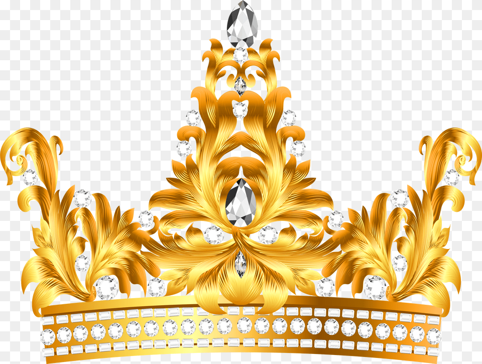 Princess Crown Gold Crown Clipart Transparent Background Png Image