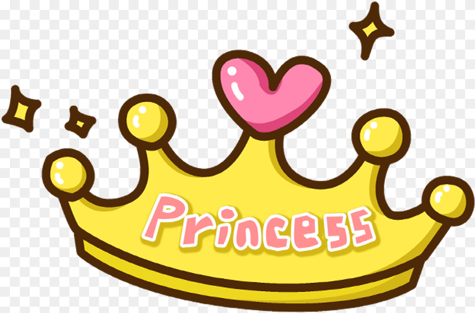 Princess Crown Hat Freetoedit Cartoon Crown, Accessories, Jewelry Free Png