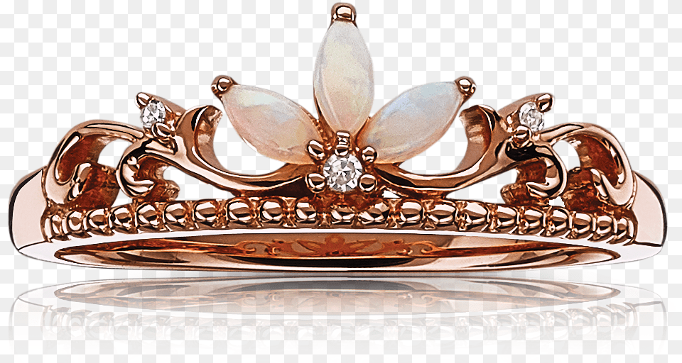 Princess Crown Tiara Ring In Rose Gold Tiara Gold Princess Crown, Accessories, Jewelry Free Transparent Png