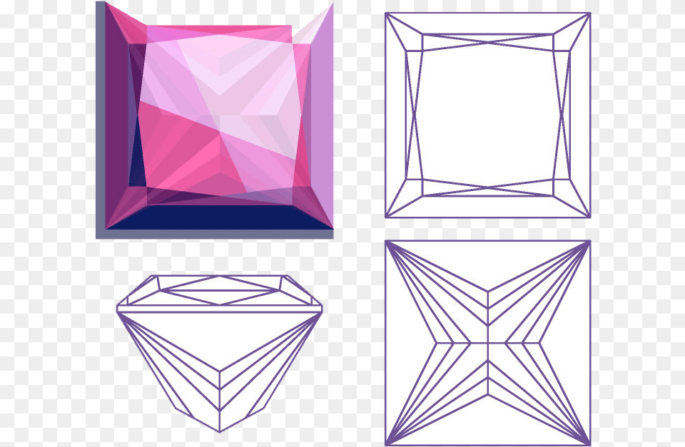 Princess Cut Shape, Accessories, Gemstone, Jewelry, Diamond Free Png Download