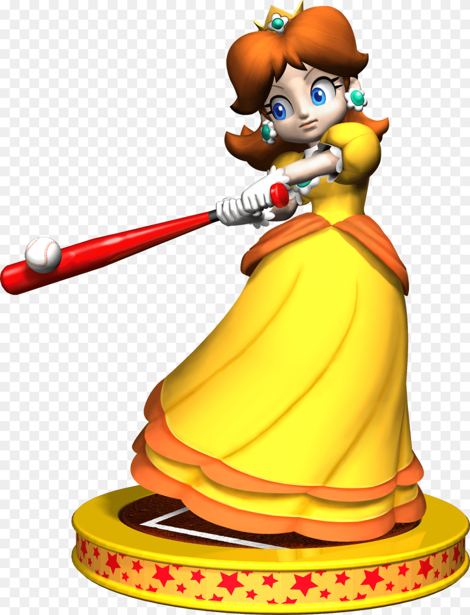 Princess Daisy Mario Party, Ball, Baseball, Baseball (ball), Sport Png Image