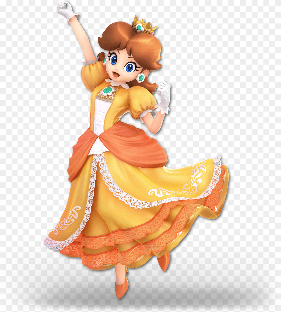 Princess Daisy Ultimate Daisy Super Smash Bros Ultimate, Baby, Dancing, Leisure Activities, Person Free Png