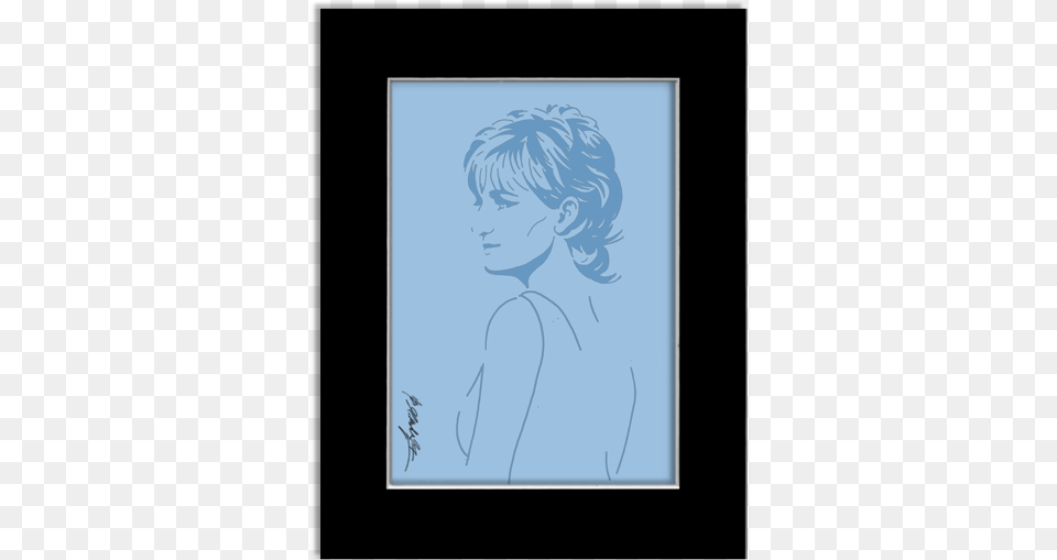 Princess Diana Gallery Print By Mikesbliss Picture Frame, Art, Face, Head, Person Png Image