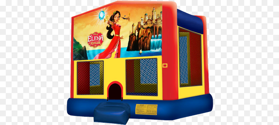 Princess Elena Of Avalor Bounce House Rentals Disney Elena Of Avalor Ready To Rule, Inflatable, Wedding, Person, Adult Free Transparent Png