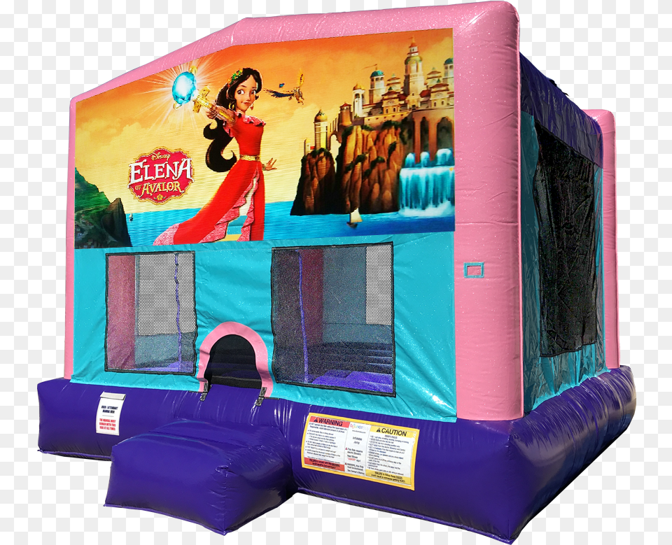 Princess Elena Sparkly Pink Bounce House Rentals In Lol Surprise Bounce House, Inflatable, Adult, Wedding, Person Png