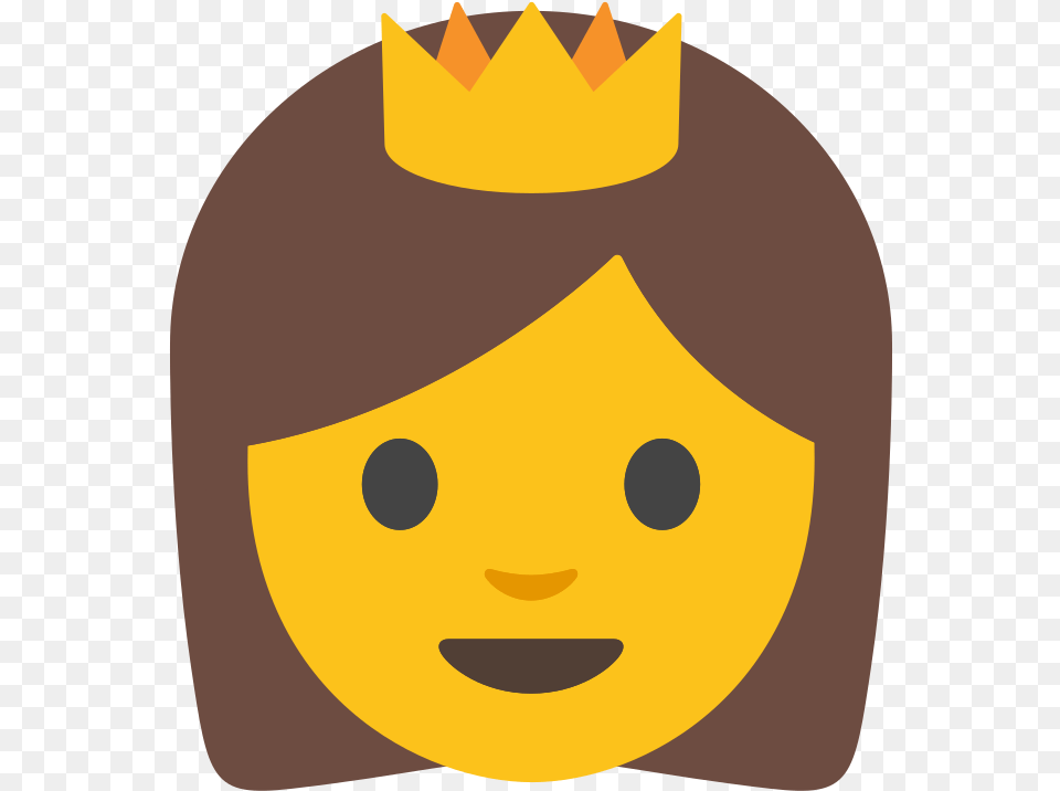 Princess Emoji Android, Head, Face, Person, Plant Free Png